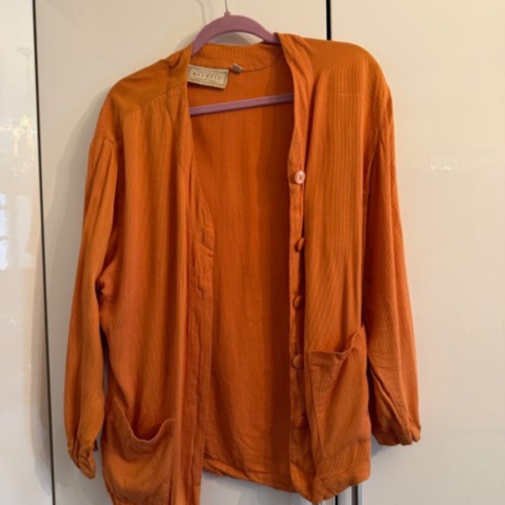 Express light jacket, salmon color, Size 8